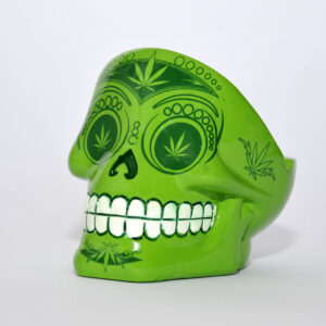 Portacenere Skull – Verde